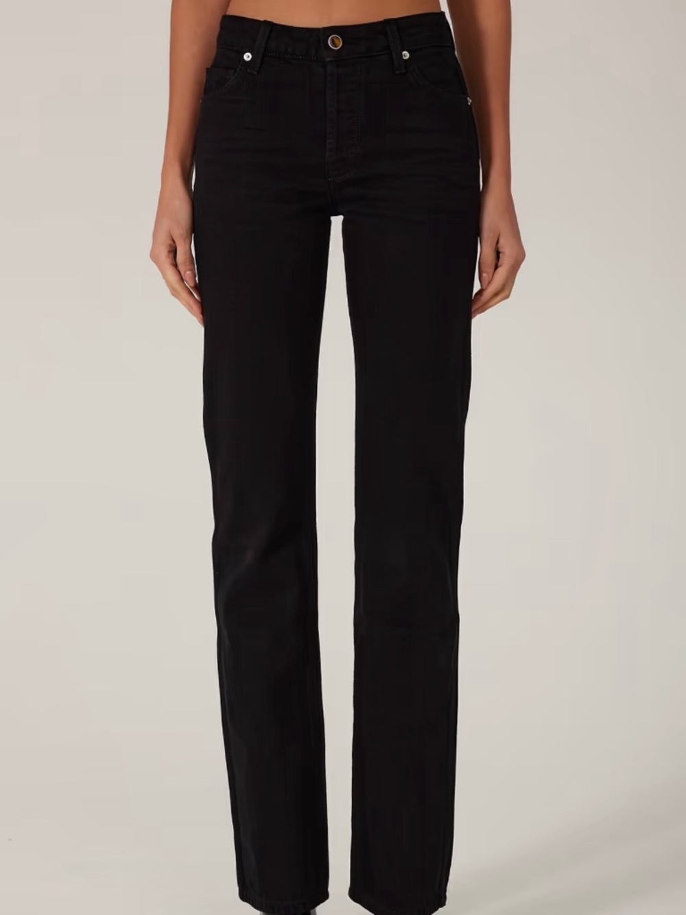 SAME The Perfect Jean | Black Straight Leg Jeans | Size 25